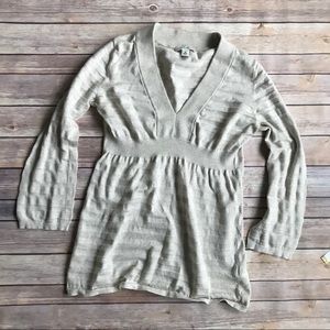 Banana Republic Striped Long Sleeve Top